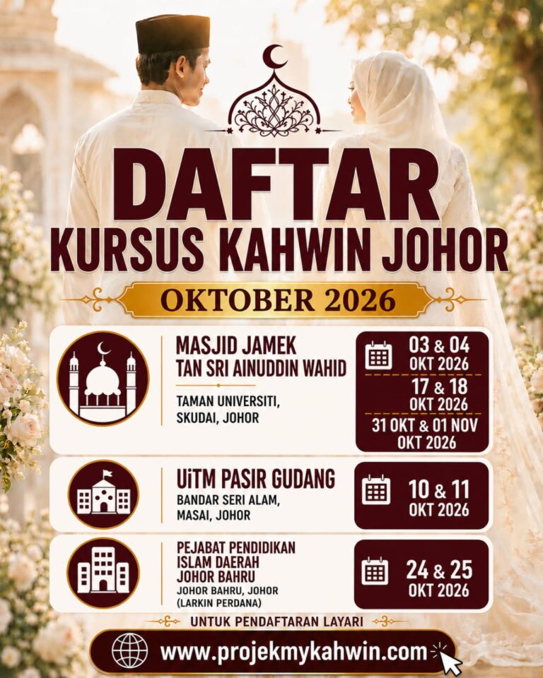 projekmykahwin, kursus kahwin johor, kursus perkahwinan johor, kursus pra perkahwinan johor, kursus kahwin johor bahru, kursus kahwin skudai, kursus kahwin pasir gudang, kursus kahwin masai, kursus kahwin larkin, kursus kahwin, kursus pra perkahwinan, kursus perkahwinan, kursus kahwin, pulai utama management, KPJ INTERNATIONAL COLLEGE, UITM PASIR GUDANG, MASJID JAMEK TAN SRI AINUDDIN WAHID, PEJABAT PENDIDIKAN ISLAM DAERAH JOHOR BAHRU (LARKIN PERDANA)